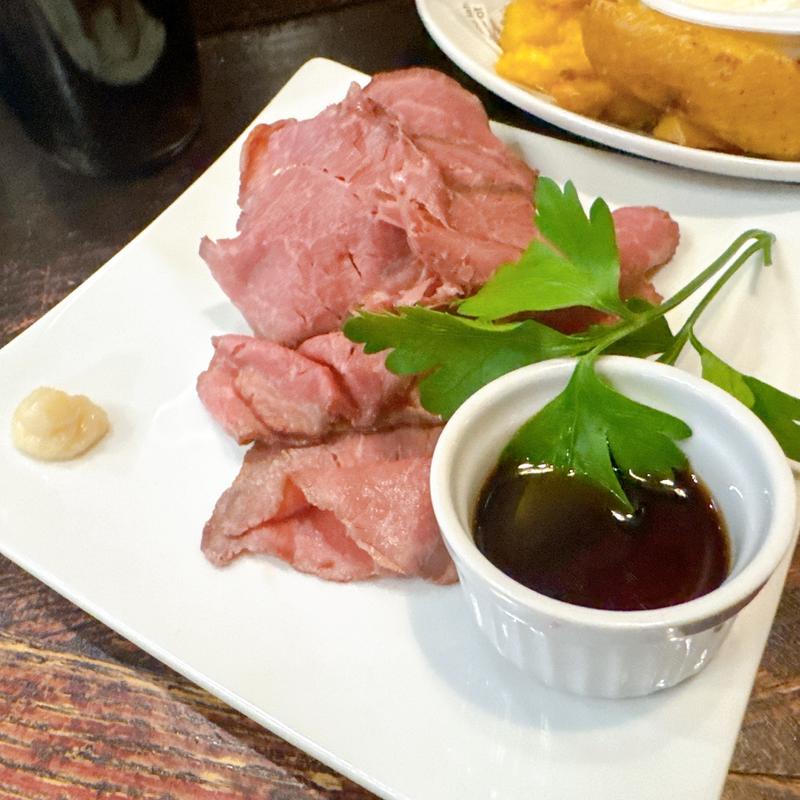 ローストビーフ（with マッシュポテト）(HUB 四条烏丸店 （ハブ）)