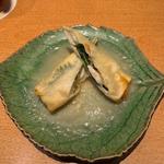 真鯛のチーズ春巻き (かぶらソース)