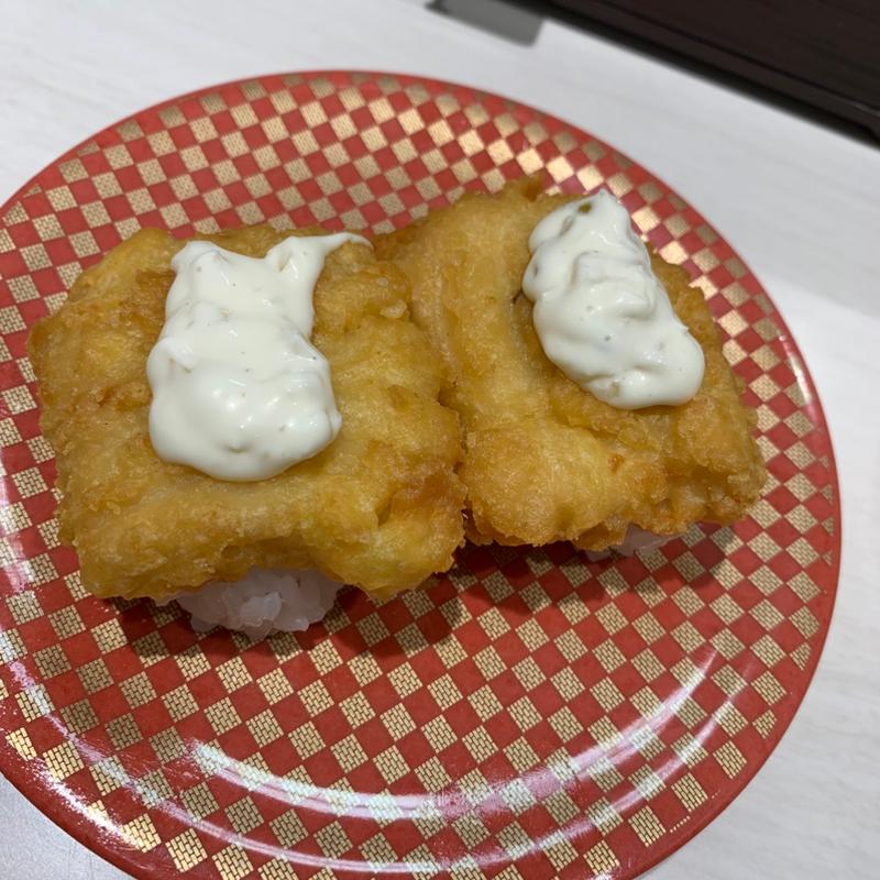 大分風とり天にぎり(魚べい 大山店)