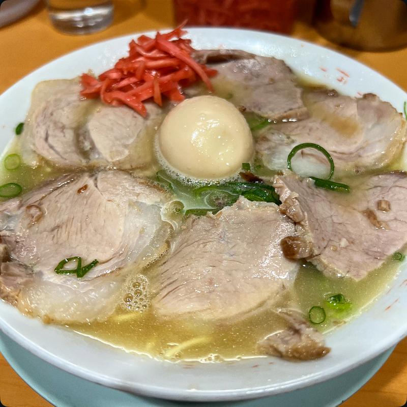 チャーシュー麺(中華そば 天天有 一乗寺本店)
