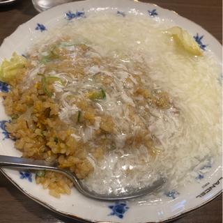 麺飯セット(あんかけチャーハン)