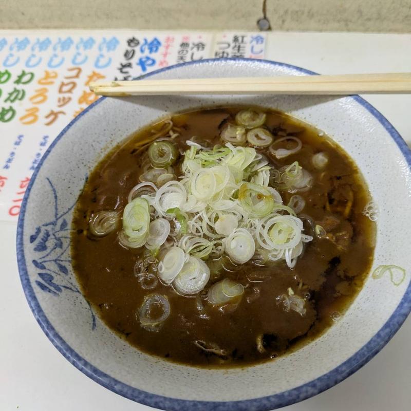 カレーそば(立喰そば 新角)
