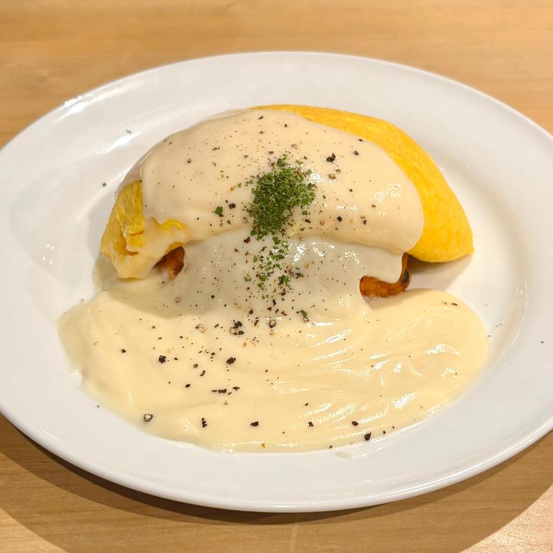 チーズソースオムライス(COFFEE & RESTAURANT GALVESTON CLUB)