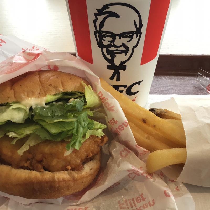 チキンフィレサンドセット(ケンタッキーフライドチキン セラビ幸町店 )