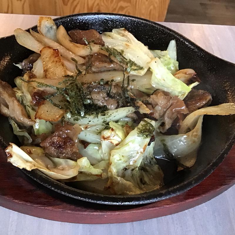 牛すじ塩焼き(お好み焼き 田よし住吉台本店)