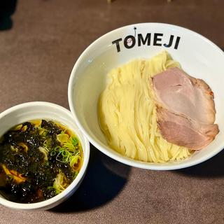 鶏醤油つけ麺(カタカナトメジ)