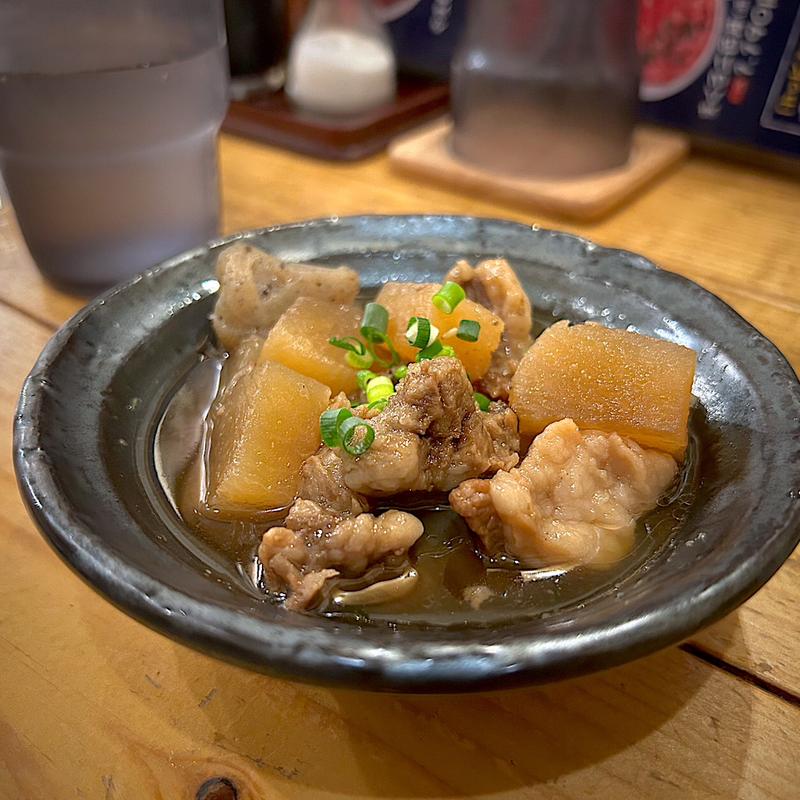 牛すじの煮込み(まぐろ屋  やまもと)