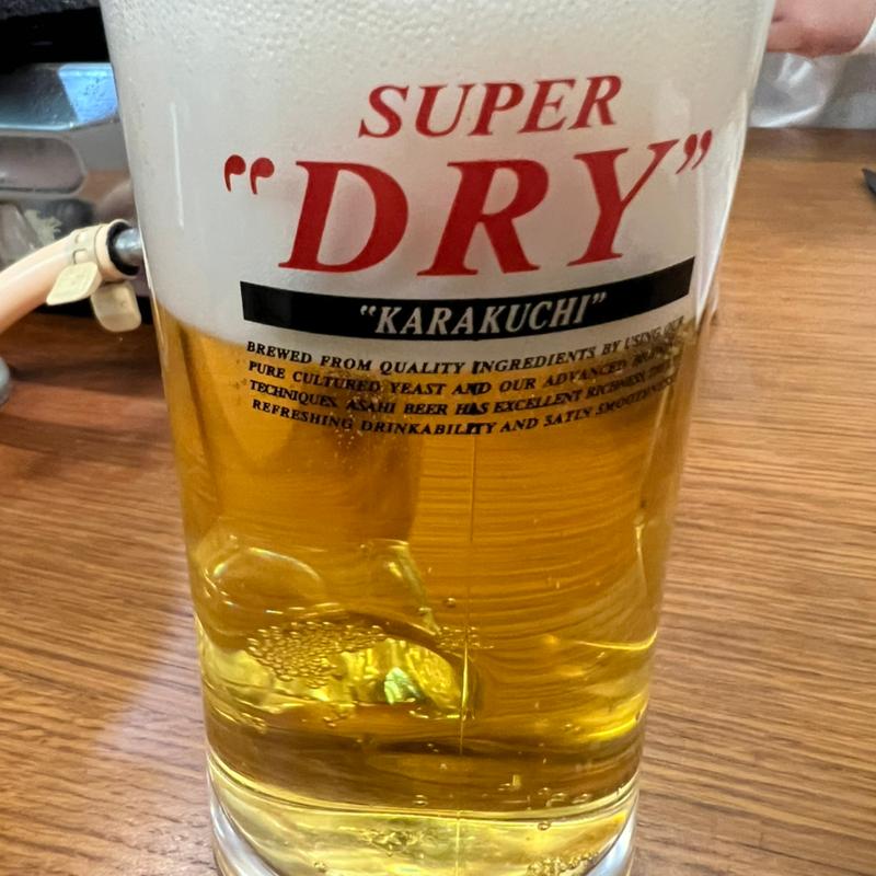 生ビール 小(あみ焼き 鶏料理 のぼやん 松阪駅前本店)