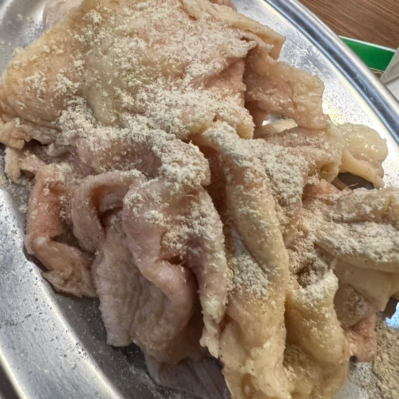 鶏皮 塩(あみ焼き 鶏料理 のぼやん 松阪駅前本店)