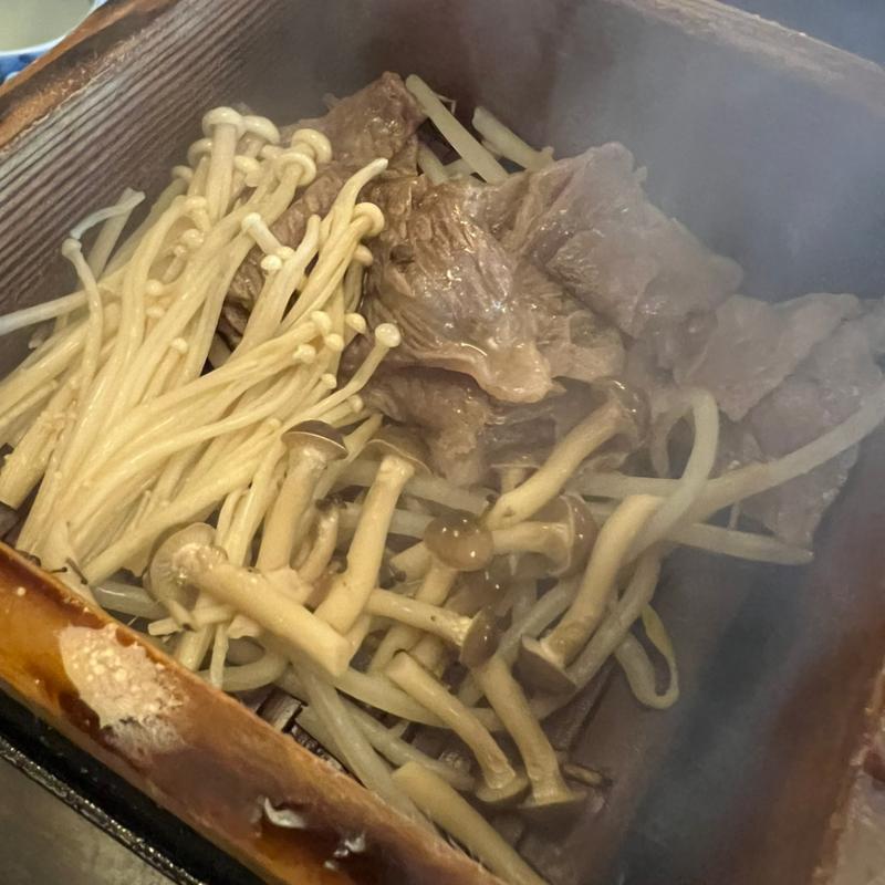 松阪牛のせいろ蒸し(小西屋旅館 )