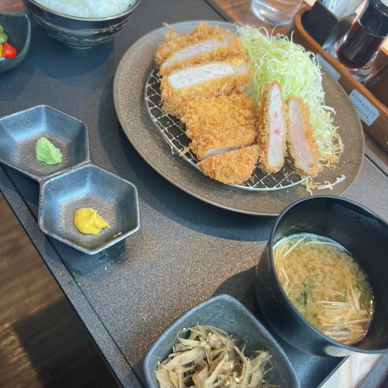 ヒレとロース盛り合わせ （雪室熟成豚ヒレーヶ、田原ポークロース『中』）(贅沢とんかつ アバンティ(とんかつ 松阪牛の牛かつ専門店)松阪市)