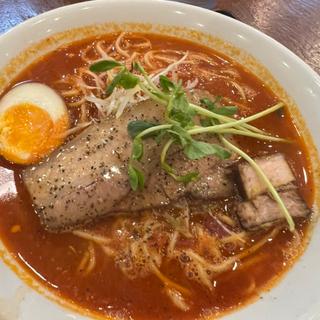 塩バラチャーシュートマトラーメン(らぁめんたろう はなれ店)