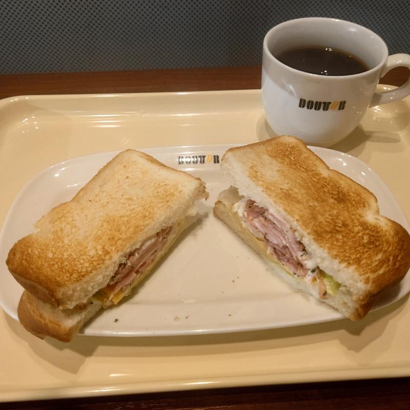 Morning set B ~ Pastrami pork & potato(ドトールコーヒーショップ スカイプラザ柏店)