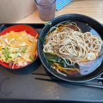 玉子丼セット(名代 富士そば 代々木店 （ふじそば）)