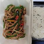 ゼロミート青椒肉絲 ライスセット