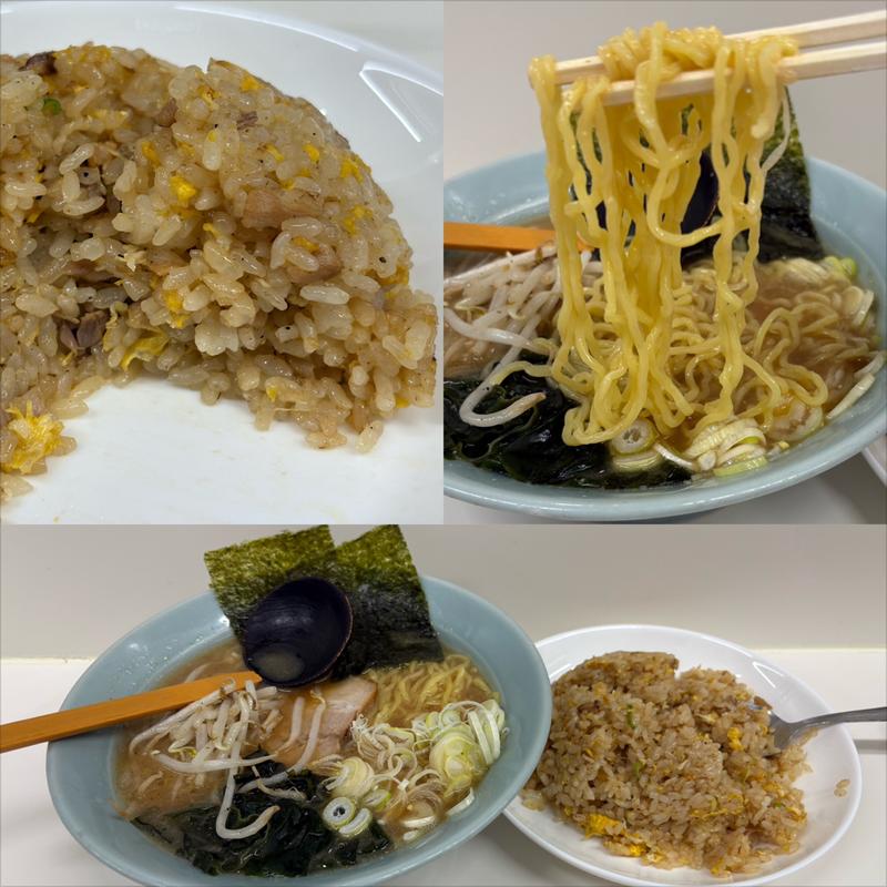 ラーメン+半チャーハン(ラーメンショップヤマト)