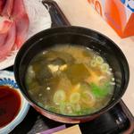 昼定食の味噌汁