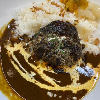 ハンバーグカレー（ブレンド）(カレー&BAR リバーサイド)