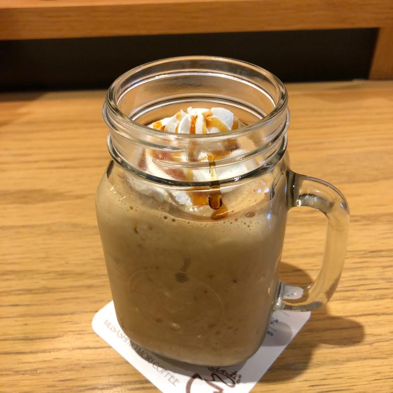フローズン キャラメル ラテ(むさしの森珈琲 松戸新田店)