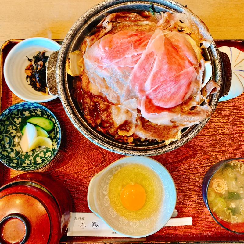 すき焼き定食(五鐵 )