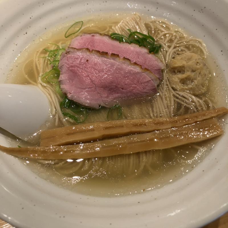 京鴨だし　塩らぁ麺(鴨だしらぁ麺 轟)