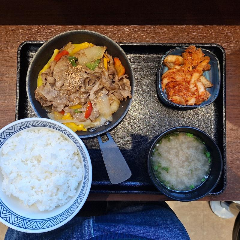 牛プルコギ定食(吉野家 王寺駅前店 )