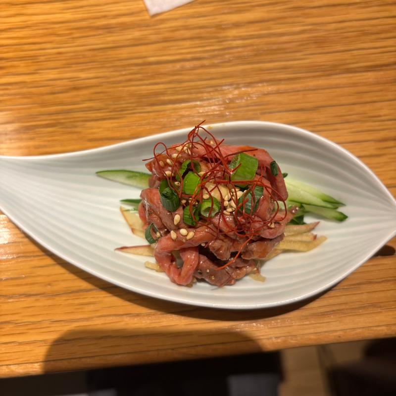 低温調理極みユッケ(焼肉トラジ 千葉店)