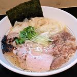 塩らーめん＋ワンタン(麺や勝治)