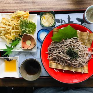 限定ざるそば_かき揚げ付き