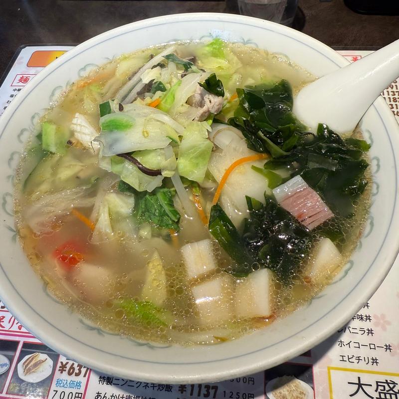 五目そば(代一元)