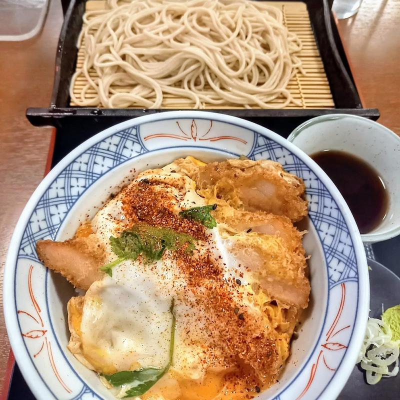 かつ丼セット(蕎麦　あざみ)