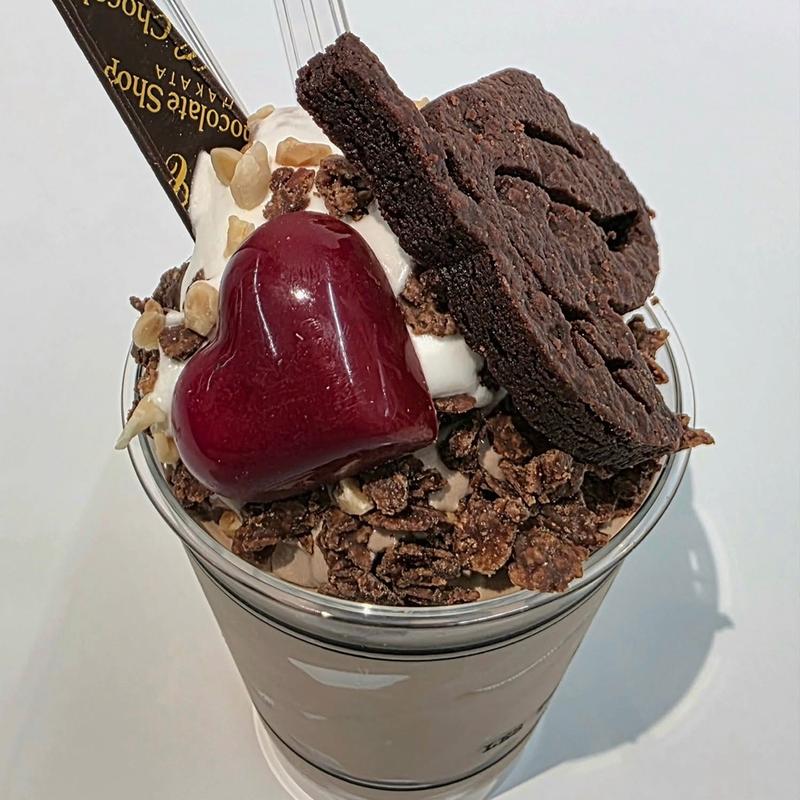 極上生チョコソフトクリーム(チョコレートショップ 博多の石畳)