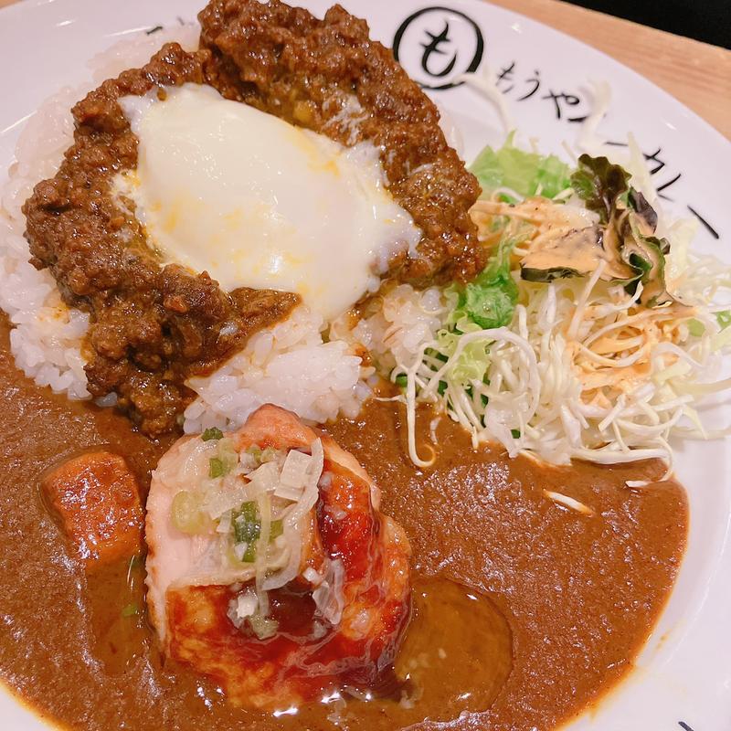 あいがけカレー(もうやんカレー 大忍具 （モウヤンカレー ダイニング）)