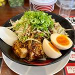 背脂スタミナまぜそば(京都北白川ラーメン魁力屋 堀川五条店)