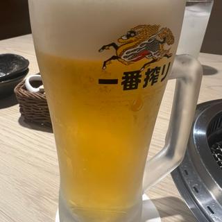 生ビール(焼肉 テラス苑)