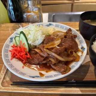 焼き肉定食(烏森絶メシ食堂)