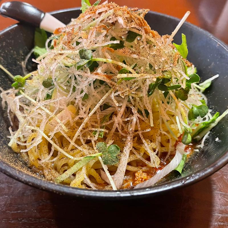 冷やし山椒担々麺(白胡麻屋 （しろごまや）)