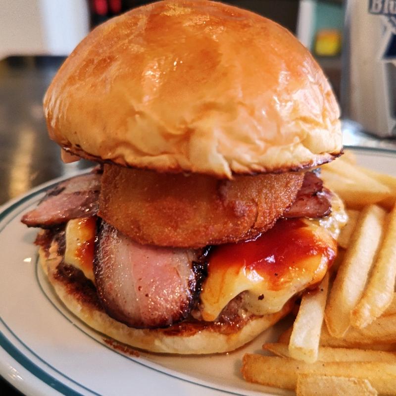 テキサスBBQチーズバーガー(バーガージョーズ 元町店)