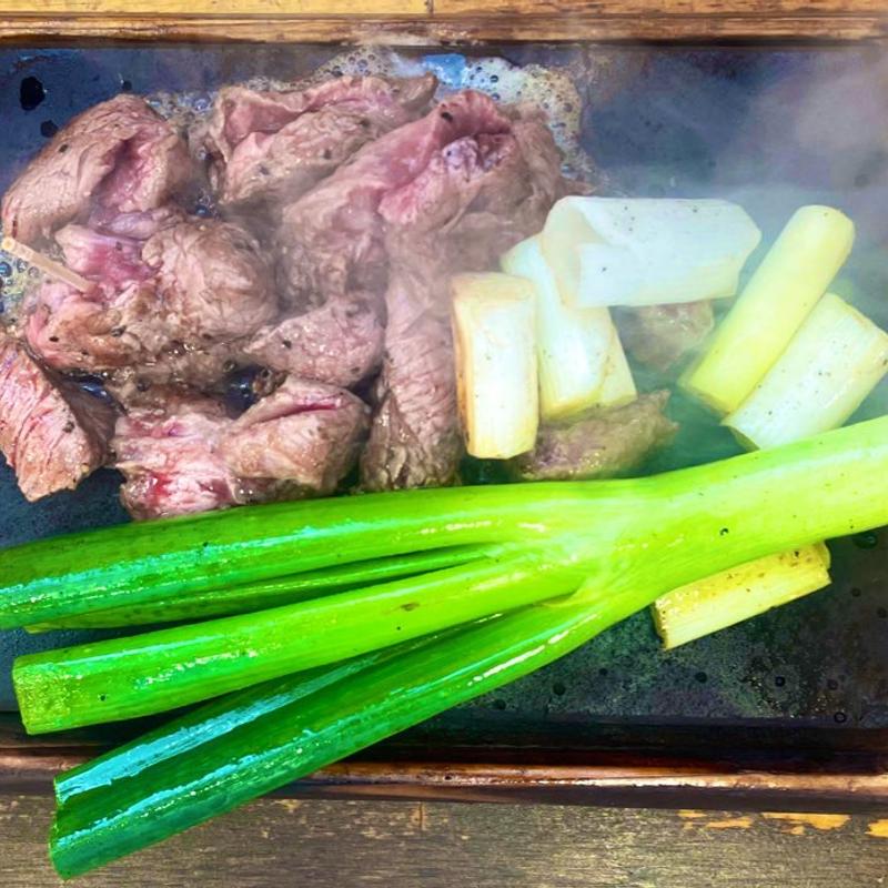 初音ミクのネギネギステーキ(やっぱりステーキ イオン具志川店)