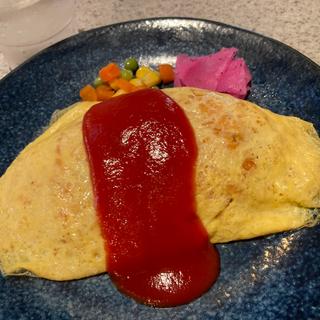 ランチセット オムライス(z4 cafe タマミツ)