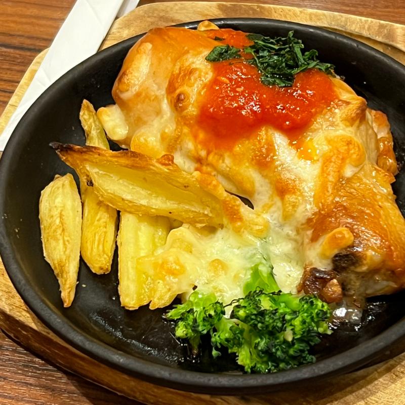 ポポラさんのほろほろチキントマトチーズ(ポポラマーマ 北千住店)