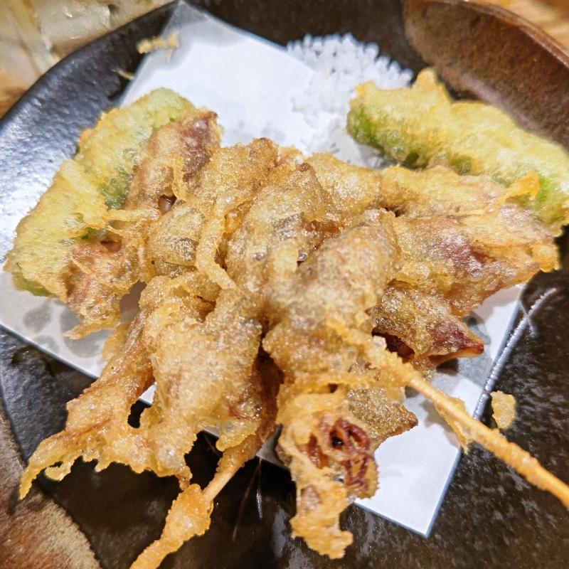 ホタルイカの天ぷら(のげちゃん)