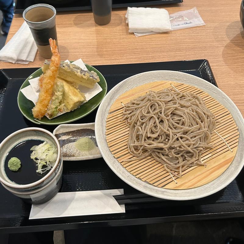 天ざる蕎麦(十割蕎麦 石山)