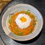 あおりいかのいか漬イクラ丼