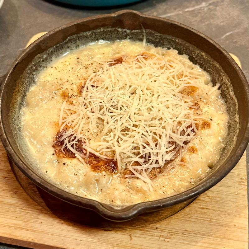 牡蠣出汁チーズリゾット(新宿オイスターバーワーフ)