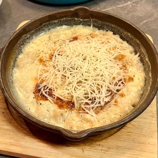 牡蠣出汁チーズリゾット(新宿オイスターバーワーフ)