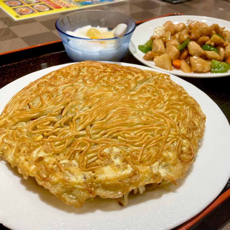 ランチ(鶏肉ｶｼｭｰﾅｯﾂ)セット(梅蘭 なんばCITY店)