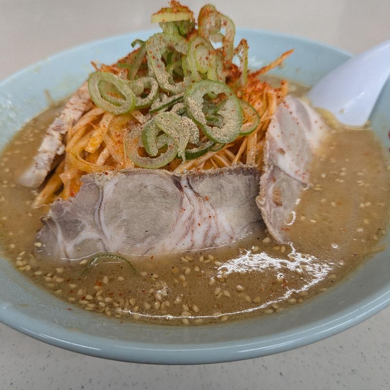 ねぎみそチャーシュー(くるまやラーメン新庄店)