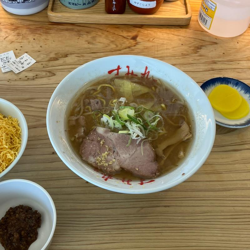 半ラーメン（味噌）(すみれ 中の島本店)