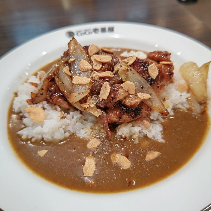 ホロ肉ドカンとガーリック&ペッパーカレー(CoCo壱番屋 JR石川町駅南口店)